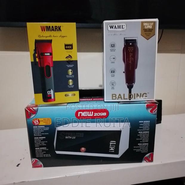 Wahl Balding Clippers+Wmark Wireless Clippers+Sterilizer With Uv - thumbnail 2