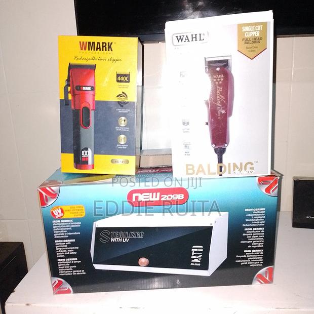 Wahl Balding Clippers+Wmark Wireless Clippers+Sterilizer With Uv - thumbnail 3