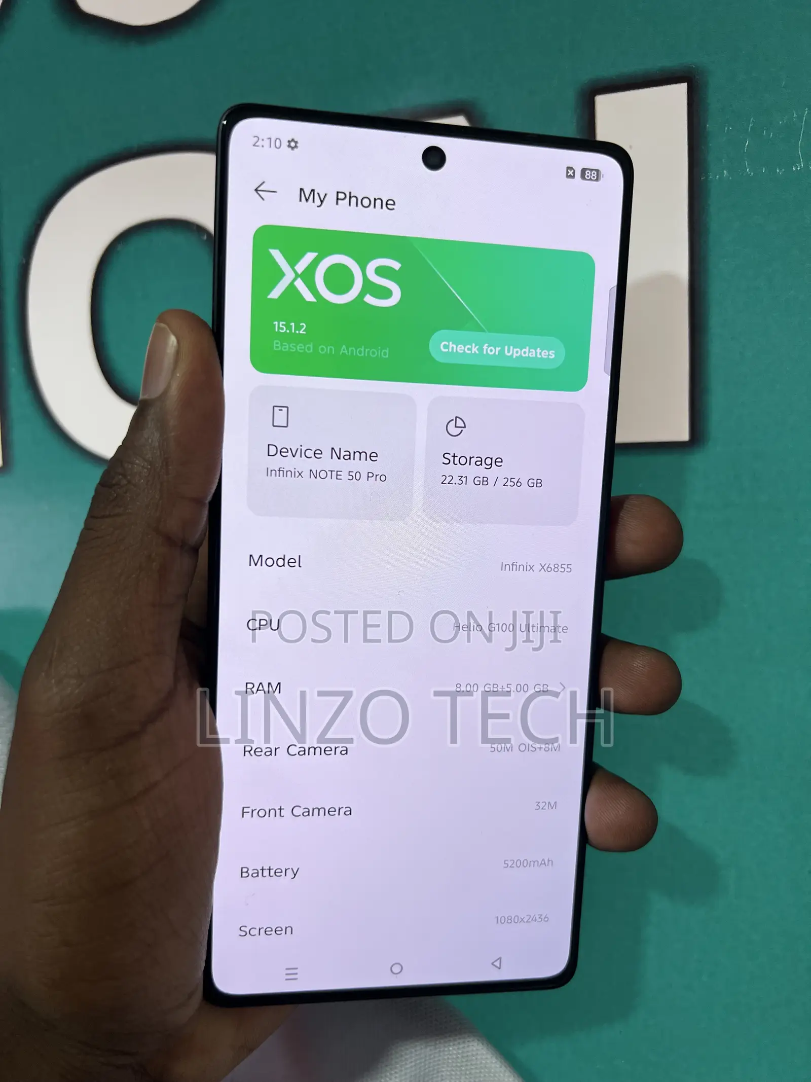 Infinix Note 50 Pro 256 GB Black