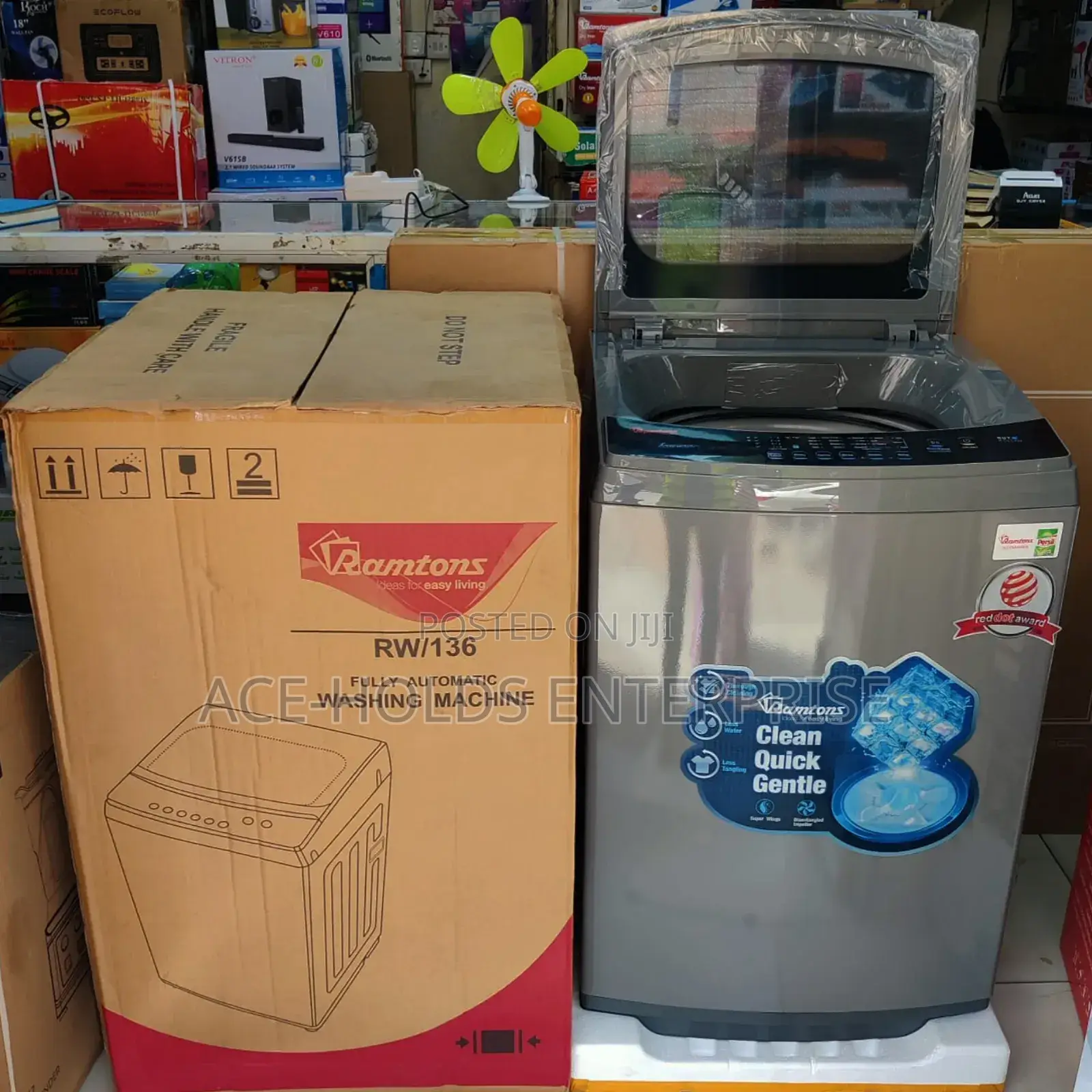 Rw/136 Ramtons Washing Machine 12kg - Magic Cube Full Automatic