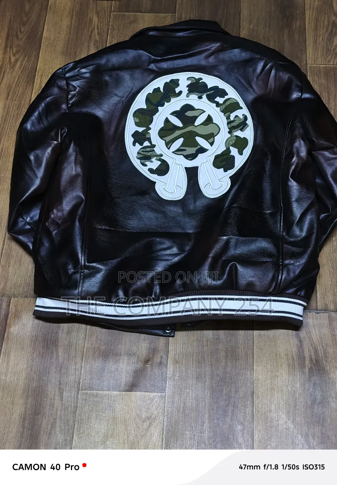 Quality Casual Puffed Chrome Hearts Jacket Designer Collage Made