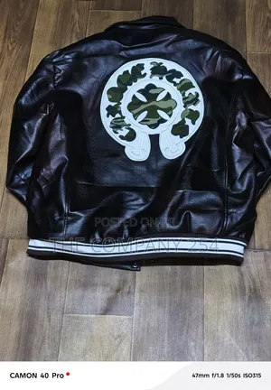 Quality Casual Puffed Chrome Hearts Jacket Designer Collage Made