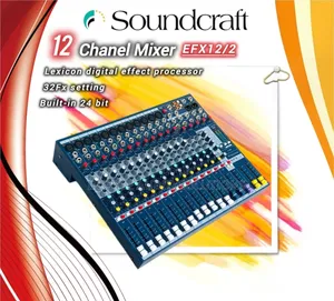 12 Channels Sound Craft Pro Plain Mixer Usb Bluetooth Enabled