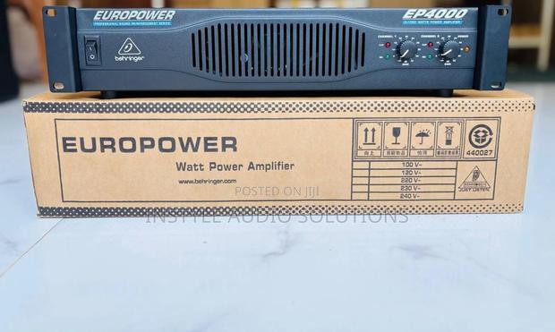 Ep4000 Beringer Europower 1000w X 2 Professional Amplifier - thumbnail 3