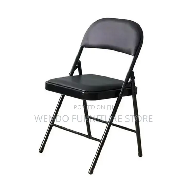 Office Chairs; Black Outdoor Foldable Office Chairs
