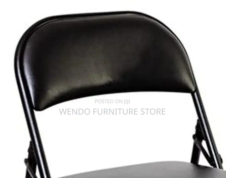 Office Chairs; Black Outdoor Foldable Office Chairs