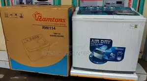 Ramtons Washing Machine Super Jumbo Twin Tub 12kg/14 Air Dryer Rw/114