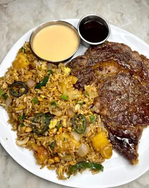 Ribeye and Fried Rices