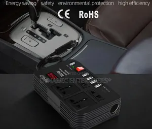 *Bygd 200w Car Power Inverter *Dc 12v to 220v Ac Converter