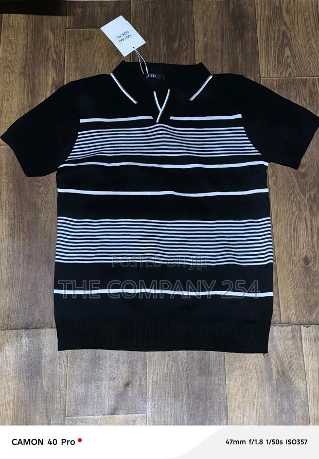 Quality Casual Stripped Collar Knitted Men Shirts Available - thumbnail 6