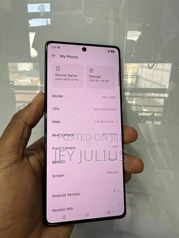 Infinix Note 50 Pro 256 GB Black - thumbnail 3