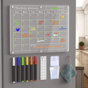 Magnetic Fridge Calendar Meal Planner