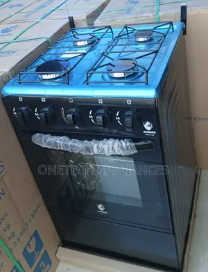 Euroken Free Standing Full Gas Cooker With Gas Oven -Black