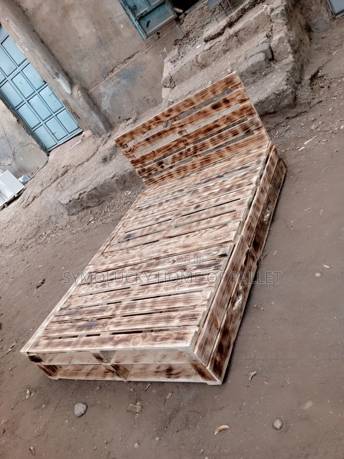 5*6 Pallet Bed- Fairly Blazed Pallet Bed-Detachable Diy