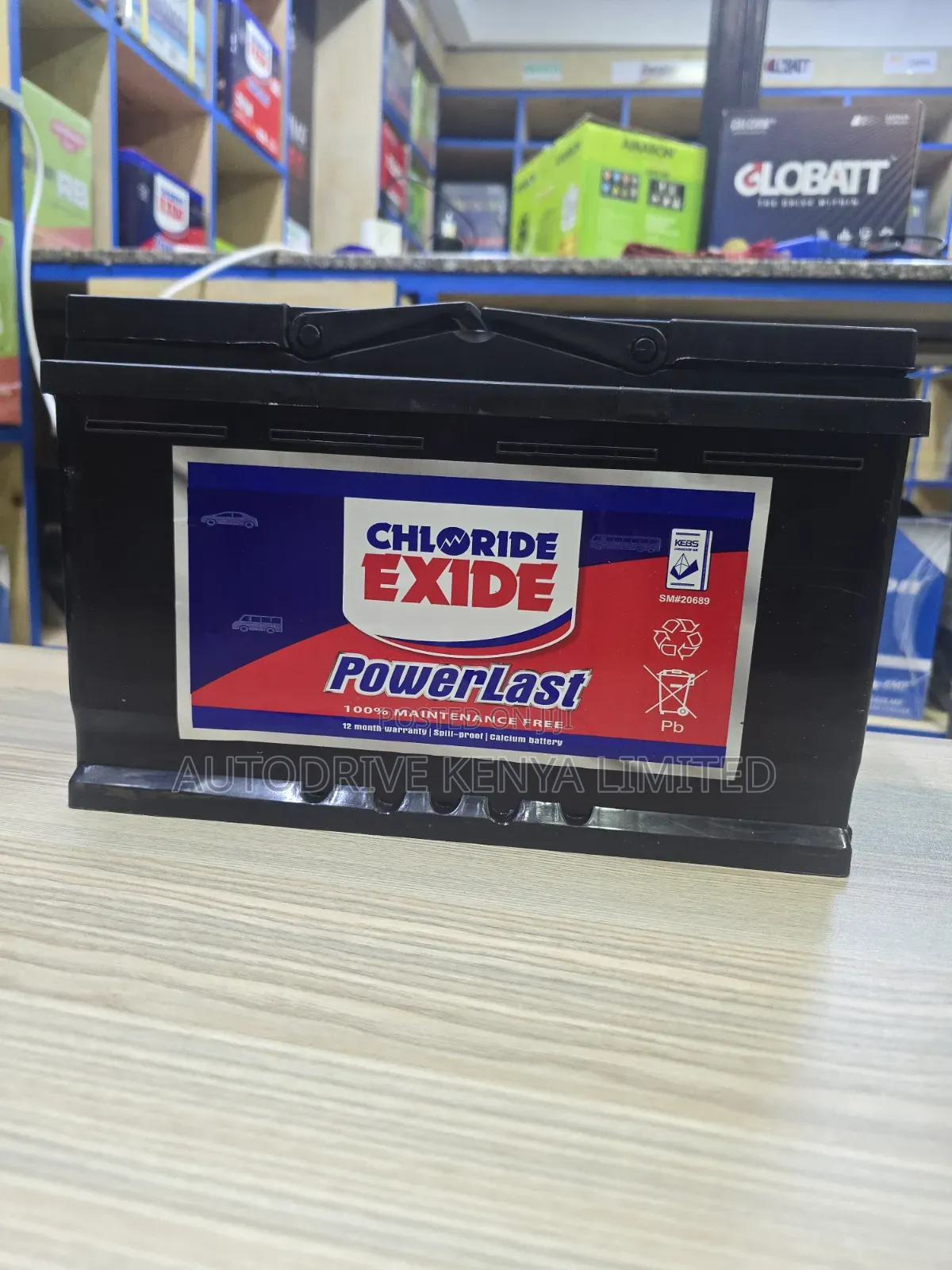 Din80 Chloride Exide Powerlast