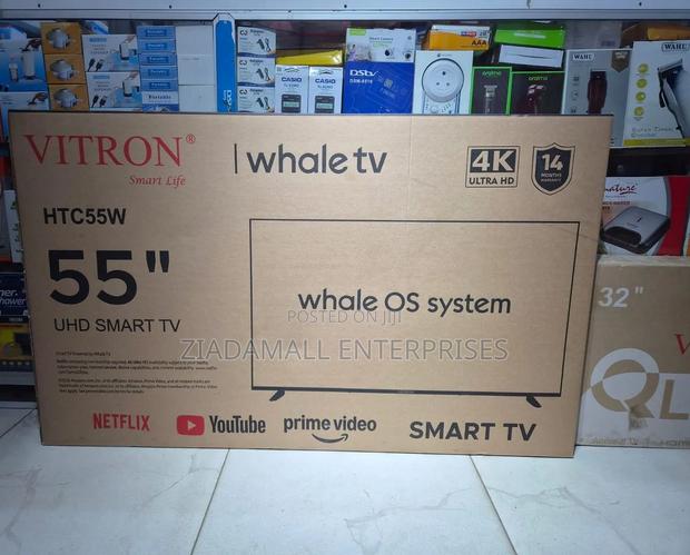 Vitron 55 Inch Uhd Whale Os Bigger Screen, Better Viewing