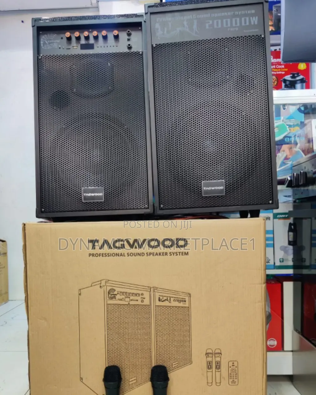 Tagwood 10d Pair Speakers (With Two Microphone)