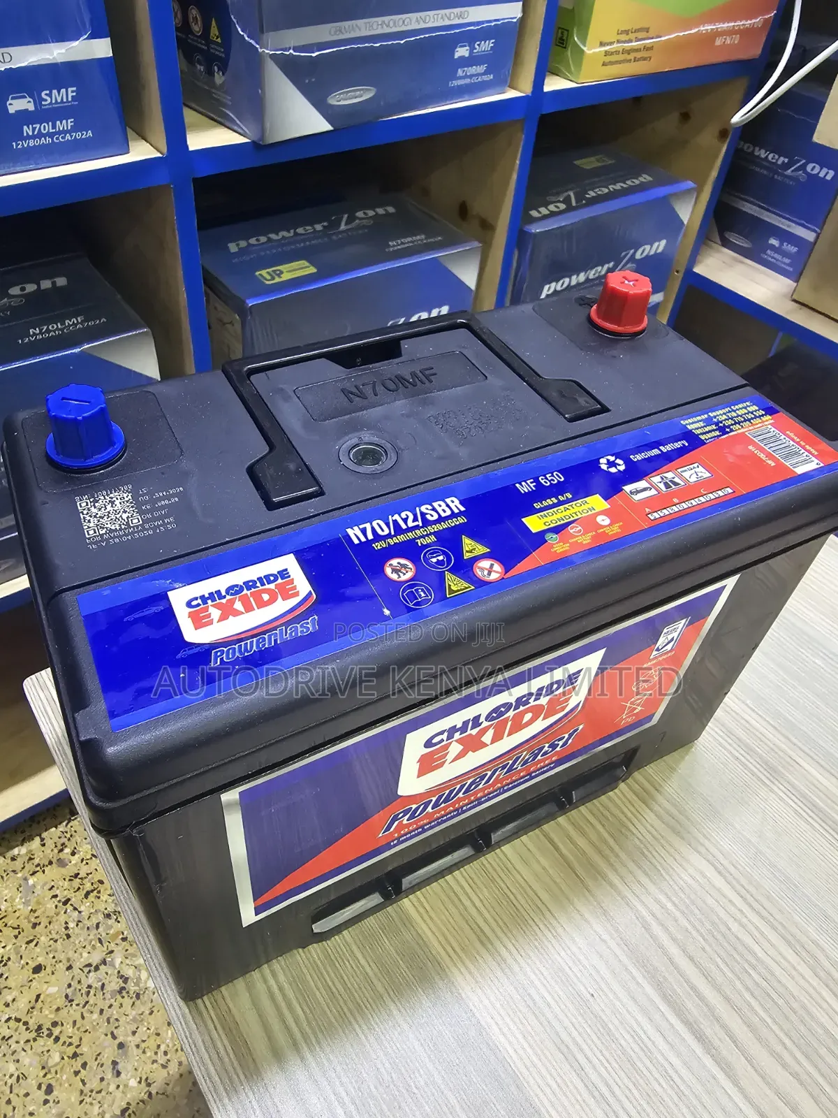 N70r Chloride Exide Powerlast Battery
