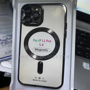 Magnetic Transparent Phone Case for iPhone 11