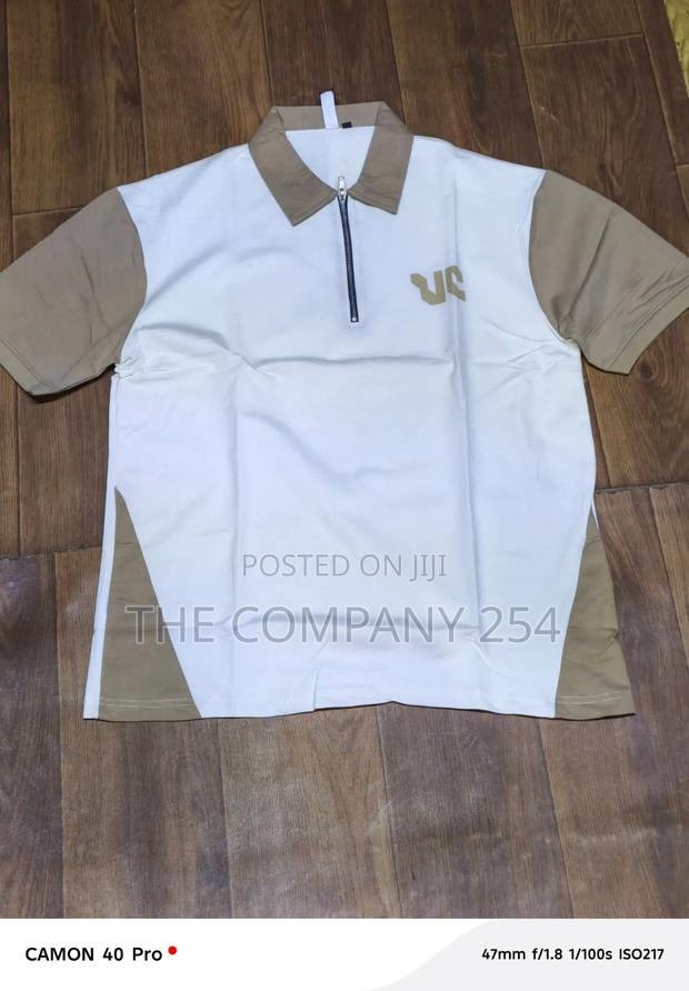 Quality Casual Collar Zipper Short Sleeved Shirts Available - thumbnail 2