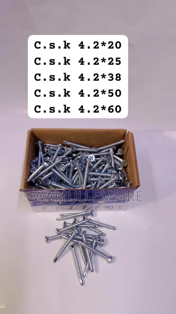 These Are C.S.K (Countersunk) Self-Tapping Screws