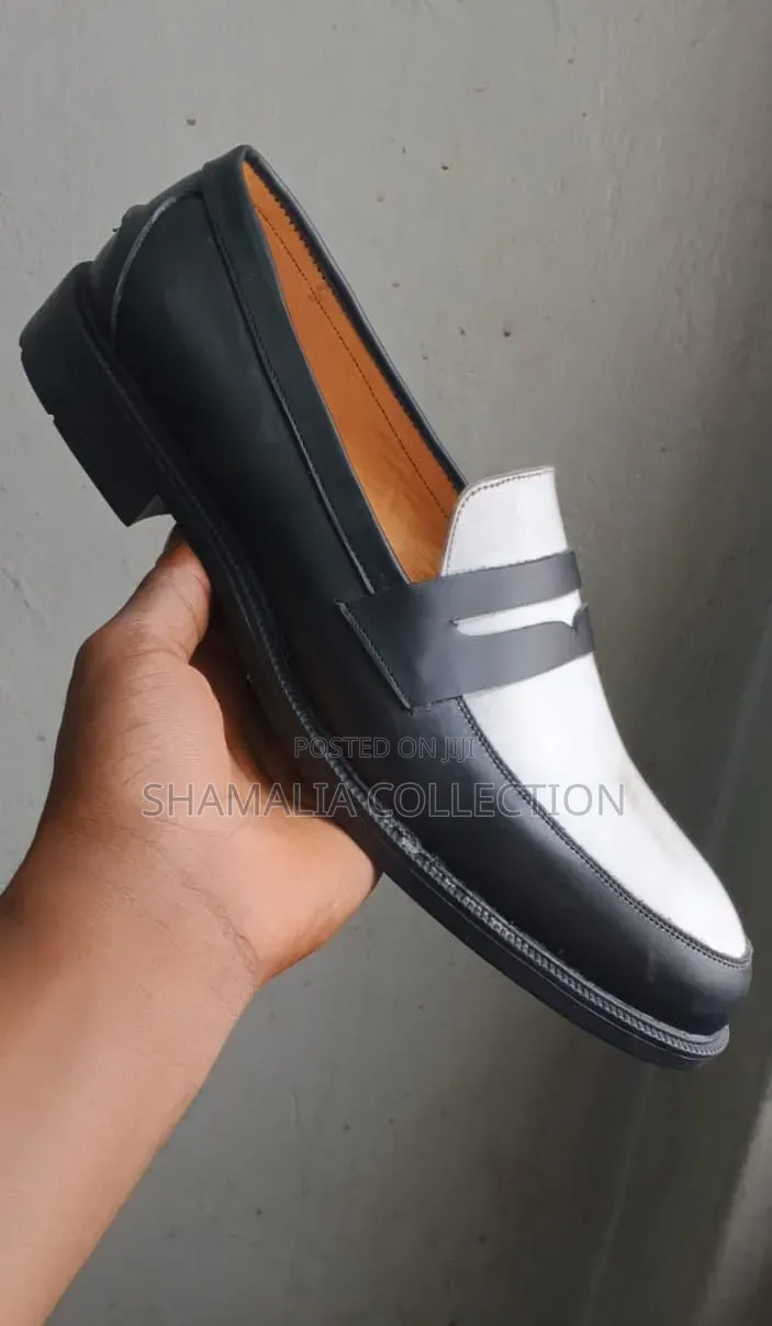 Classic Black Leather Loafers – All Sizes Available