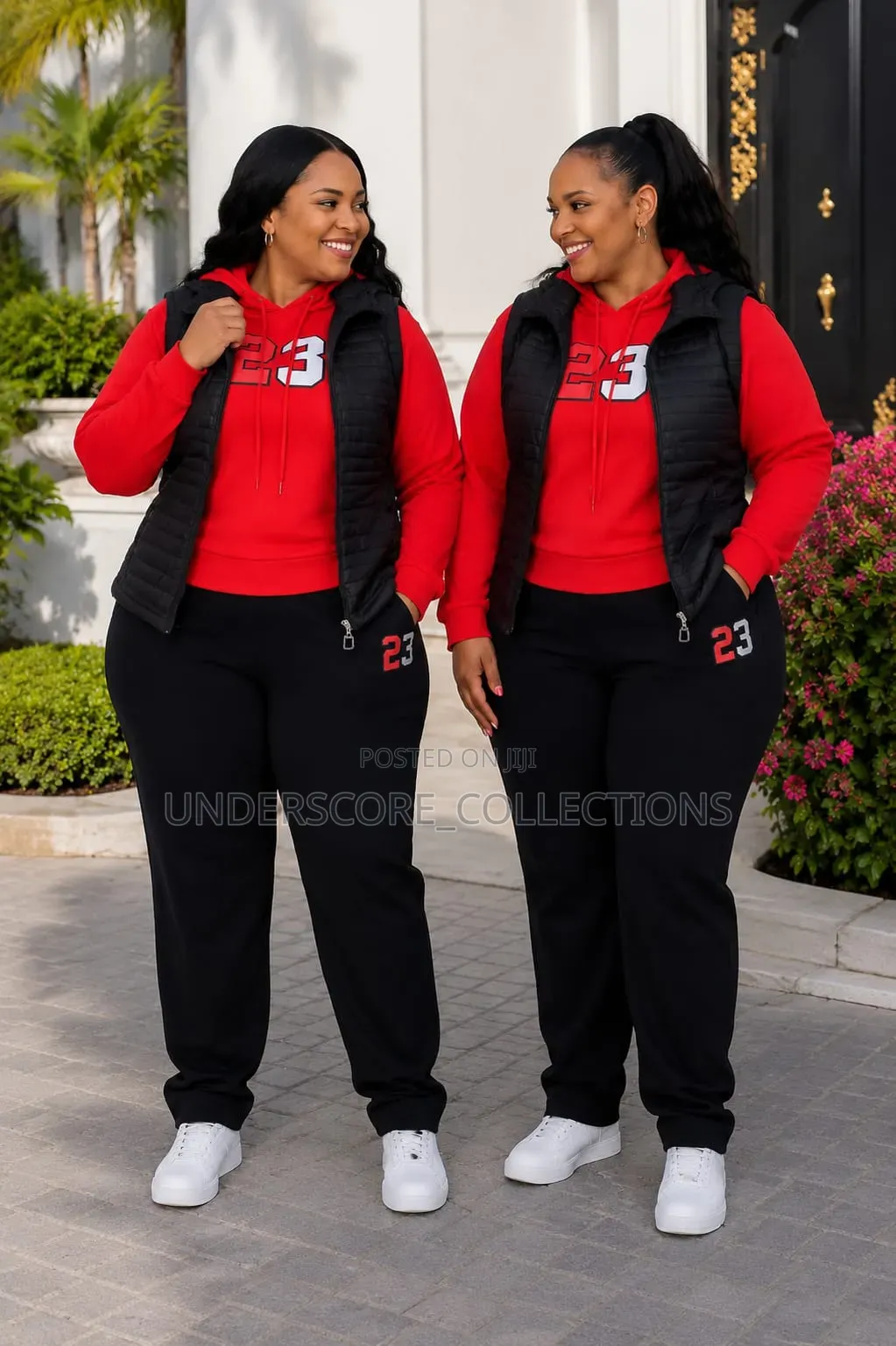 Ladies High Quality Three in One Longsleeved Tshirt Tracksuit