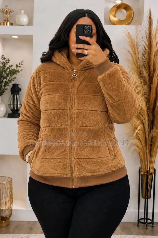 Fluffy Free Size Jackets - thumbnail 5