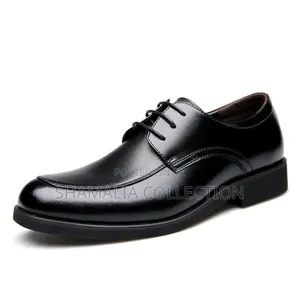 Premium Black Leather Shoes – All Sizes Available