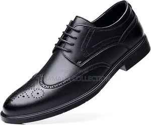 Premium Black Leather Shoes – All Sizes Available