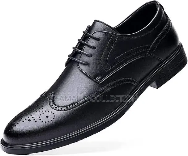 Premium Black Leather Shoes – All Sizes Available