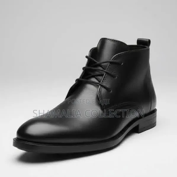 Premium Black Leather Shoes – All Sizes Available