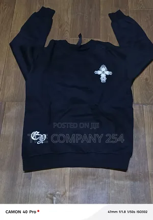 Quality Casual Round Neck Chrome Hearts Sweater Shirts Available