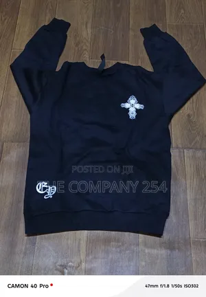 Quality Casual Round Neck Chrome Hearts Sweater Shirts Available