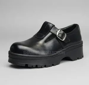 Girls’ Black Leather School Shoes – All Sizes Available