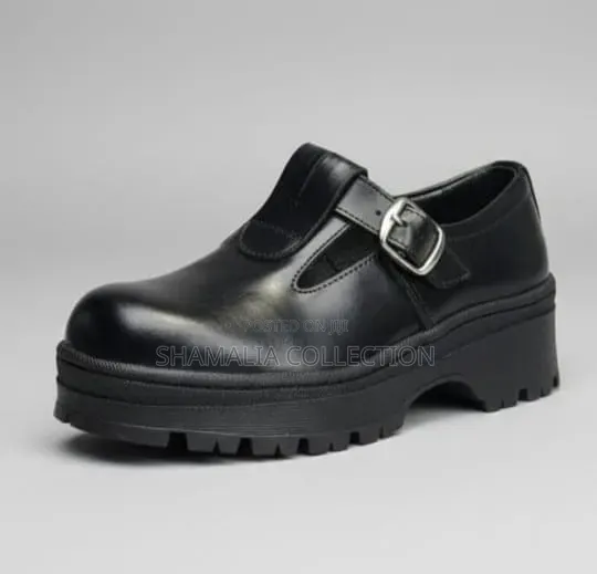 Girls’ Black Leather School Shoes – All Sizes Available