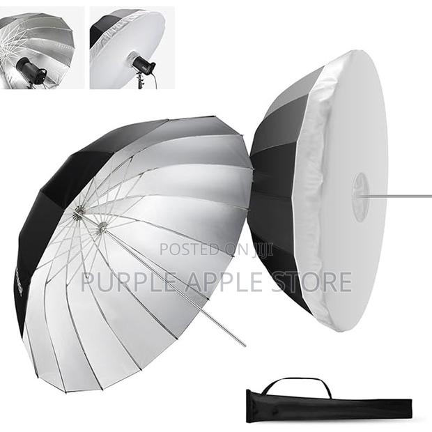 165cm Parabolic Deep Reflective Umbrella White