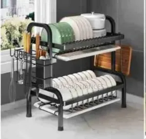2 Tier High Quality Carbon Steel Dish Rack