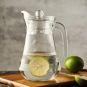 White Glass Jar With Plastic Lid, Milk Jug/Water Jug/Juice