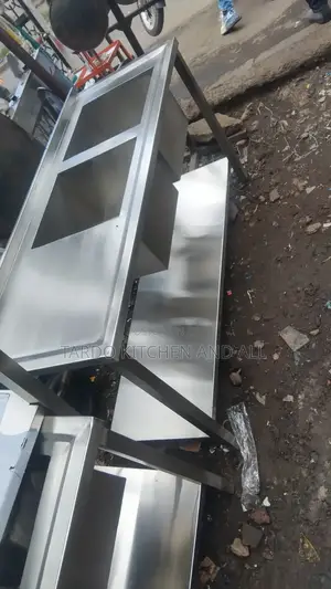Stainless Steel Double Sink.