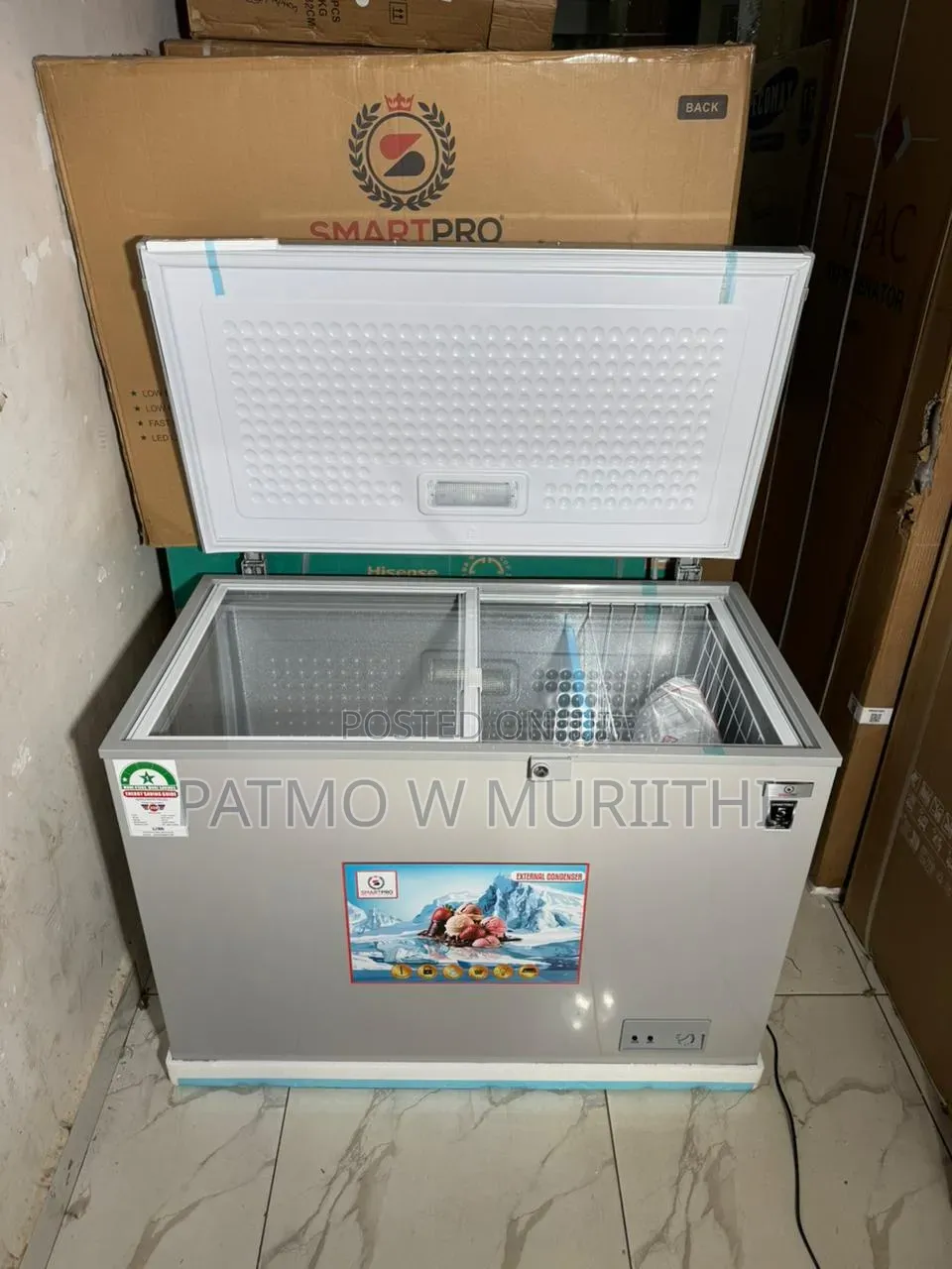 Smartpro Chest Freezer, SCF-400-G, 340l Total Capacity