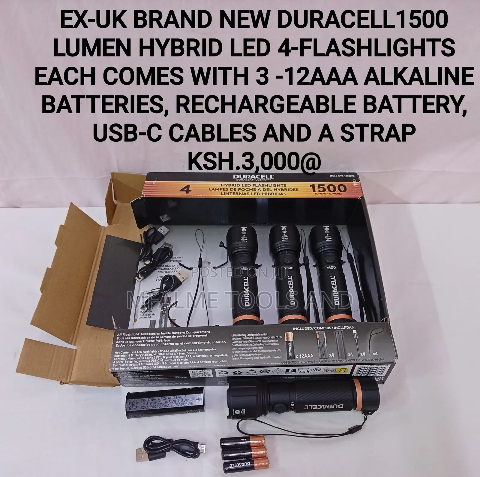 Brand New Duracell Hybrid Led Flashlight