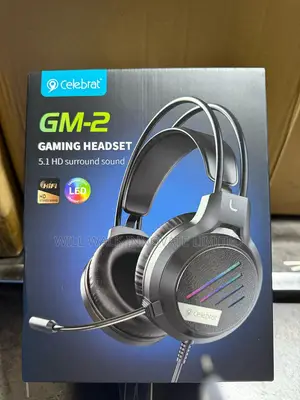 Celebrat Gm-2 Gaming Headset – 5.1 Hd Surround Sound (Brand New)