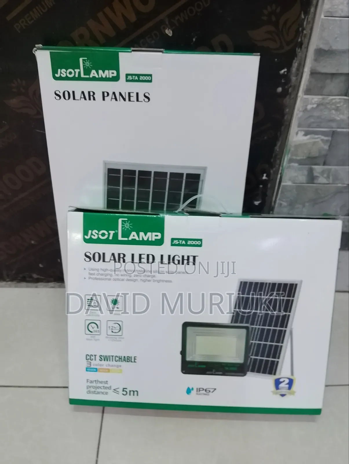 Tg 2000w Solar Floodlight With Remote Control High-Brightness Led.