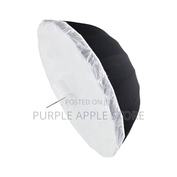 105cm Parabolic Deep Reflective Umbrella White Interior - thumbnail 2