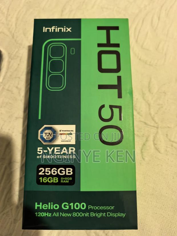 New Infinix Hot 50 256 GB Black