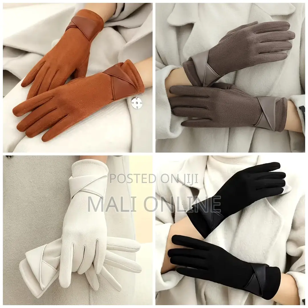 Women Winter Thermal Touchscreen Gloves Warm Suede Windproof Fleece