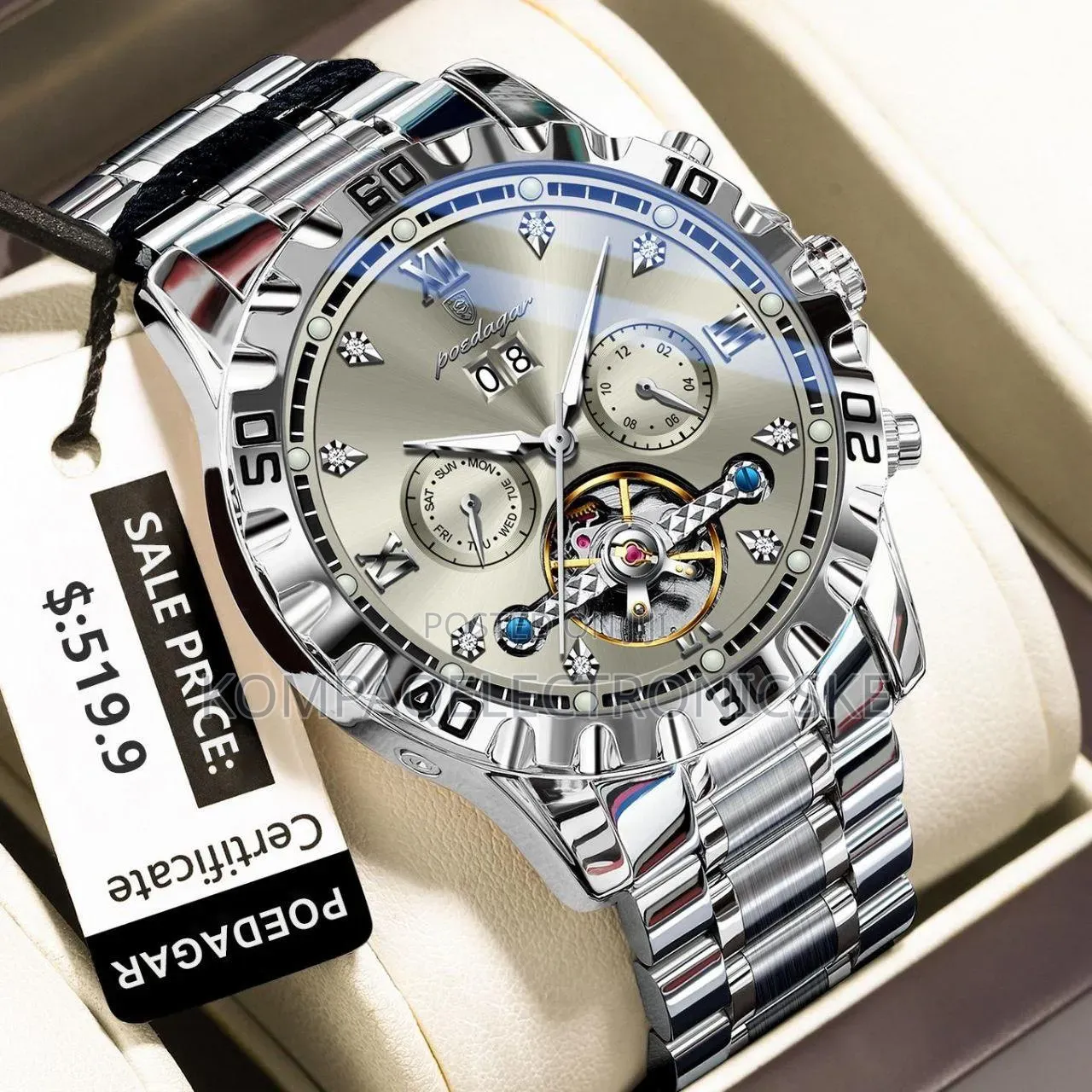 Poedagar Gents Automatic Designer Fashion Watches