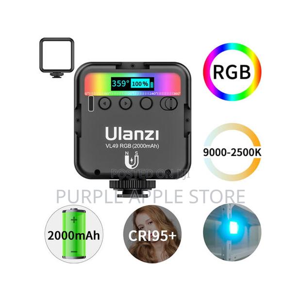 Ulanzi Vl49 Rechargeable Mini RGB Light - thumbnail 2