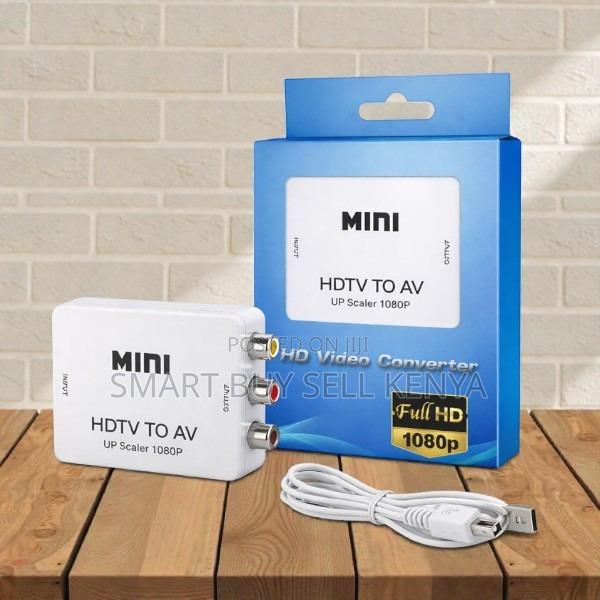 Wide Compatibility Av2hdmi Audio And Video Converter 1080p Up Scaler